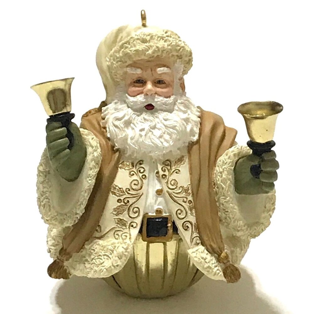 Hallmark Keepsake 2004 Jolly Old Kris Jingle Bell Santa Christmas Ornament